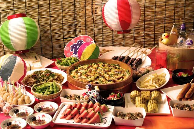 「舟茶屋昭和ノスタルジア 夏まつりプレミアムビュッフェ」＜期間：2025年8月9日～8月11日＞【懐かしい“屋台グルメ”でタイムトリップ♪ニューオータニイン東京で「昭和の縁日ビュッフェ」3日間限定で開催！】