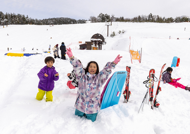 スキージャム勝山　現地の様子