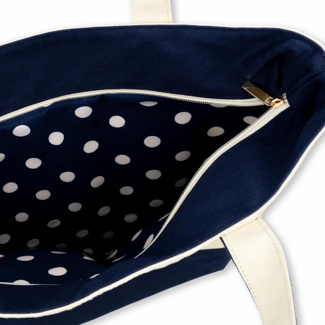 トラベルトートバッグL Billie Goes On Holiday  ドット柄が可愛い
