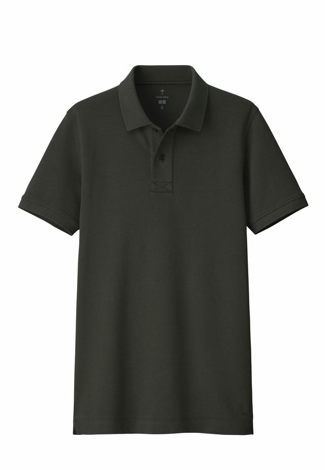 エアリズムポロシャツ（半袖）黒