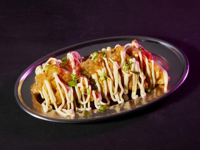 「飛ぶぞ！にんにく背脂餃子」＜539円＞【プロントがサカバタイムにて「背徳フェア」開催】