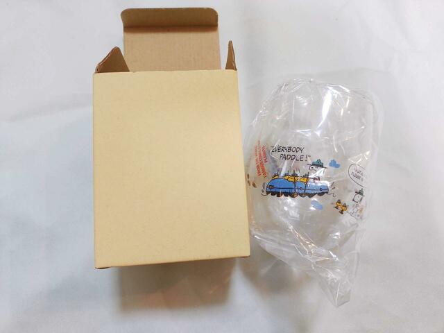 丁寧な梱包がされていた【デコホーム商品】丸グラス（スヌーピー BS02）1,190円（税込）