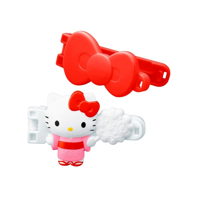 【マクドナルド ハッピーセット「ハローキティ」】第2弾　2025年7月18日（金）～7月24日（木）「浴衣ハローキティのふくろとめクリップ」