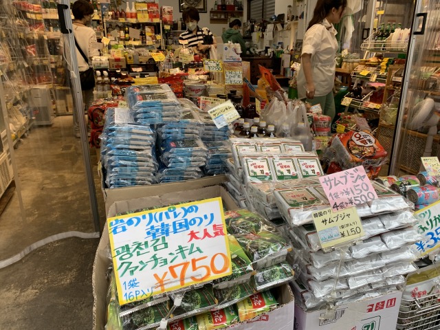 韓国海苔のバリエーションも豊富