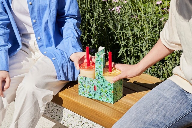 【ゴンチャ プレシャス シャインマスカット】「プレシャスバッグ」のデザインはクリエイター・細見恵里氏