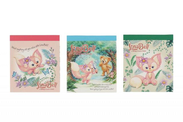 メモセット 850円｜サイズ：縦約8×横約7cm、3個セット(各1絵柄)