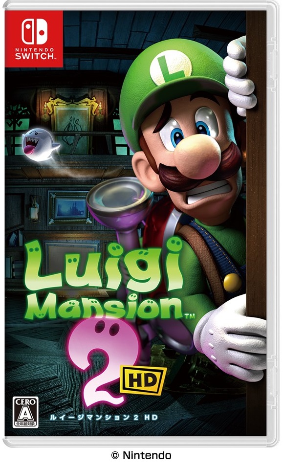 「ルイージマンション2 HD ※Nintendo Switchは任天堂の商標です。」【【サーティワン】マリオの無敵アイテム「スーパースター」がアイスになった！「ルイージのデコケーキ」にはチョコのテレサ付き！】