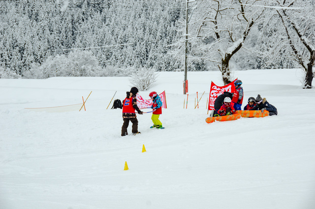 「ヒキダスKidsスノーボードアカデミー」専用エリア
