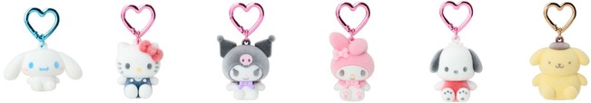 【サンリオショップ55周年記念「Mini Sanrioシリーズ」】ミニマスコットホルダー風ミニチャーム(全6アイテム)各990円
