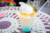 クリーム・シェイブアイス（トロピカルフルーツ）¥550