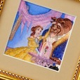 ジュエリー絵画　『美女と野獣』 SSサイズ （DBB1SS) 38,000円