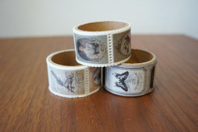 ヴィンテージデザインも3種類ある【マスキングテープ】