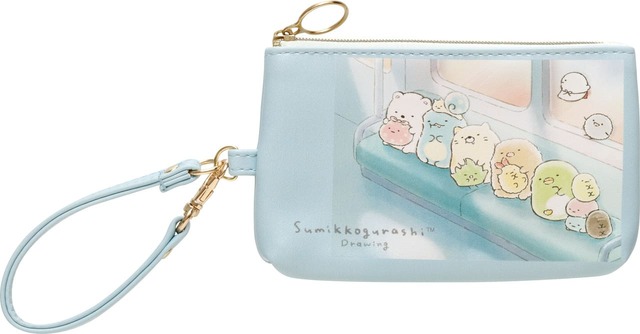 【すみっコぐらし「すみっコドローイング」】「コインケース付パスケース」1,760円
