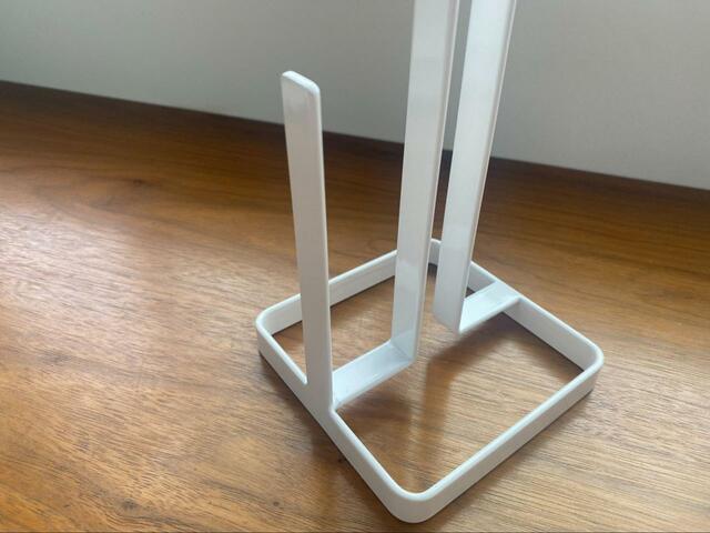 【山崎実業　キッチンペーパーホルダー】使いかけのキッチンペーパーが広がらない