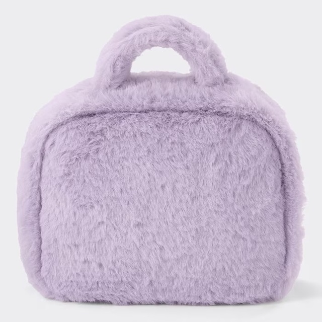 フェイクファーポーチ 1,490円｜GU「ポケピース」コレクション