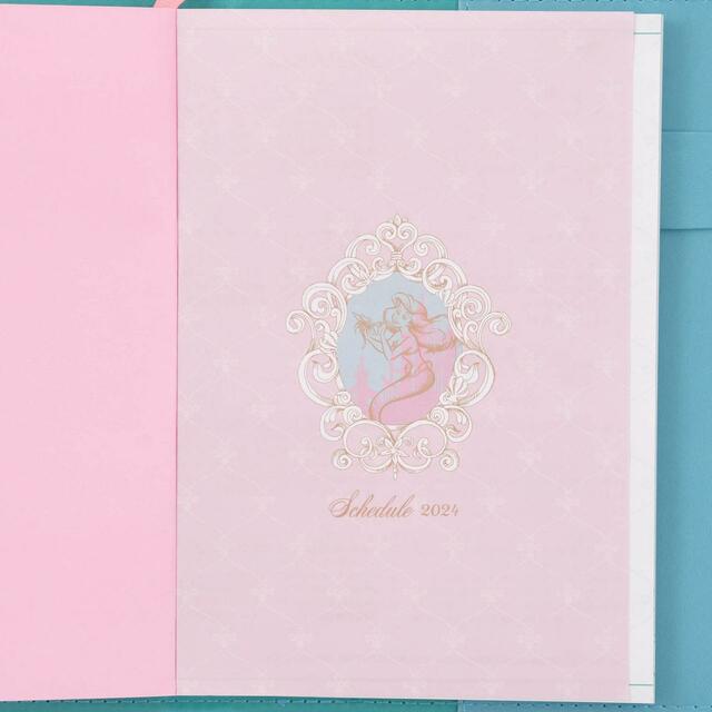 リトル・マーメイド 手帳・スケジュール帳 B6 型押し Calendar&Organizer 2024 2,750円