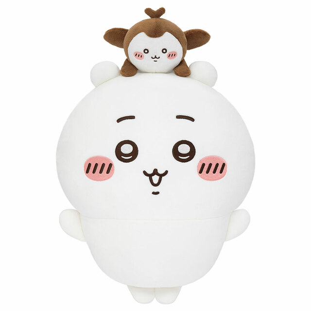 【ちいかわだらけくじ】B賞:磁石でぴたっと!なかよしぬいぐるみ/サイズ:ちいかわ約H290×W225×D130mm、カブトムシ約H90×W140×D105mm