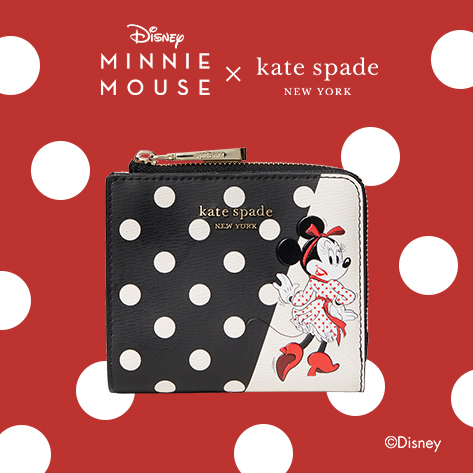 ディズニー X ケイト・スペード ニューヨーク ミニー マウス スモール バイフォールド