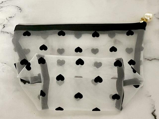 【sweet2023年7月号付録】ホワイト×ブラックのモノトーンが大人かわいいですね♪