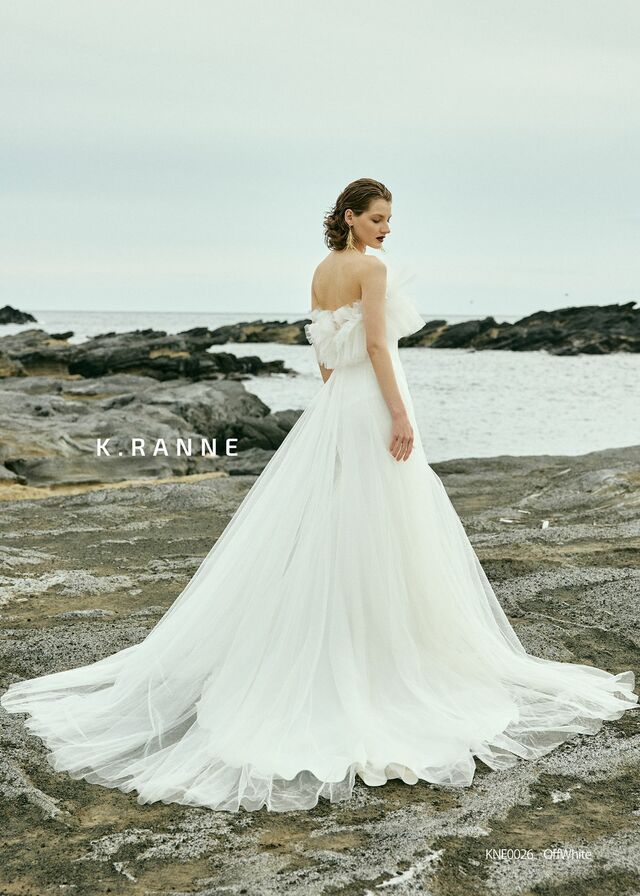 「K.RANNE-クランネ-」新作ウェディングドレス KNE0026_OffWhite