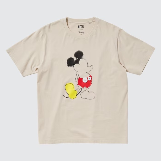 ユニクロ ミッキー スタンズ UT グラフィックTシャツ（半袖・レギュラーフィット）1,500円