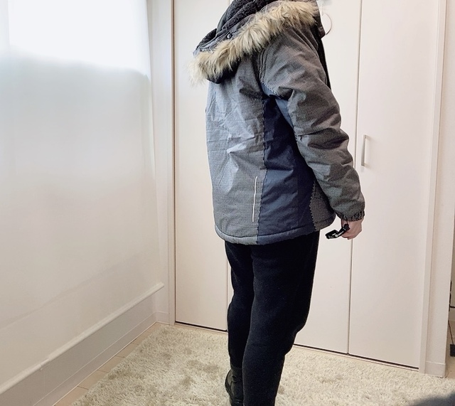 【ワークマン DIAMAGIC DIRECT(R)GRAMITECH(ディアマジック ダイレクトグラミテック)綿防風防寒2WAYジャケット】ファー付きフードは寒い時期に活躍します