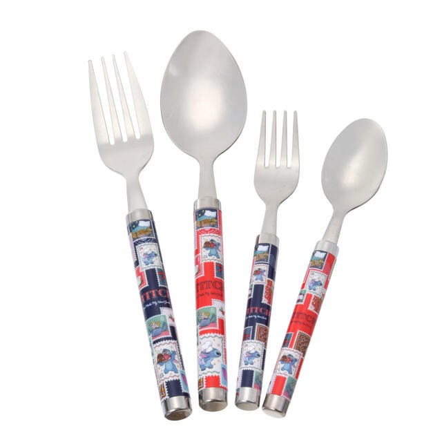 スティッチ&スクランプ カトラリーセット Holiday Season collection 2,500円