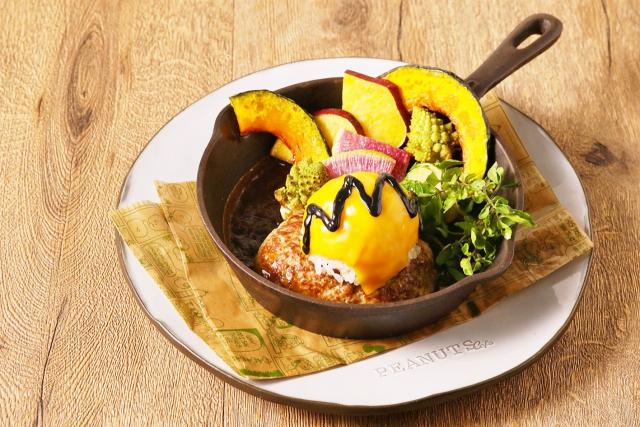 「チャーリー・ブラウンのピッチャーマウンドハンバーグ」