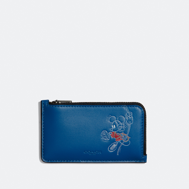 L Zip Card Case - Disney x Coach - Men's