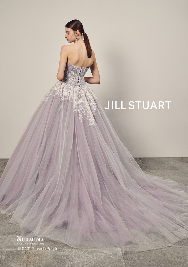 ジルスチュアート 新作ウェディングドレス JIL-0401_GrayishPurple