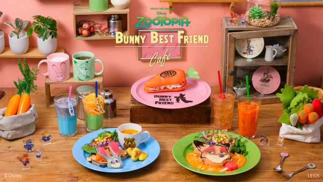ディズニー『ズートピア』「Zootopia」BUNNY BEST FRIEND OH MY CAFE