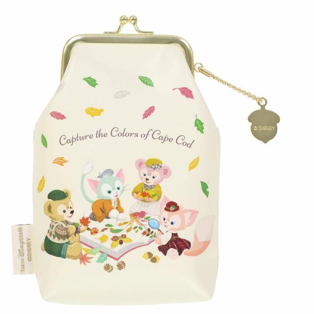 ポーチ｜2,800円｜「ダッフィー＆フレンズのオータム・ストーリーブック」スペシャルグッズ｜販売店舗：東京ディズニーシー「マクダックス・デパートメントストア」｜発売日：2023年9月7日（木）