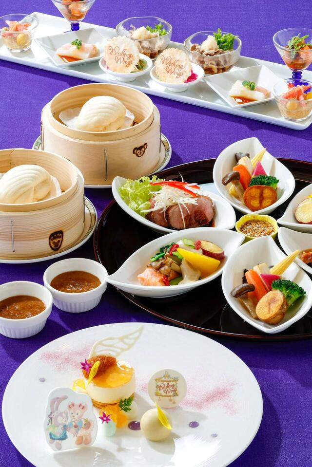 “ダッフィー＆フレンズのウィッシング・ウィングス”カントニーズランチ 7,500円｜東京ディズニーシー・ホテルミラコスタ 中国料理レストラン「シルクロードガーデン」