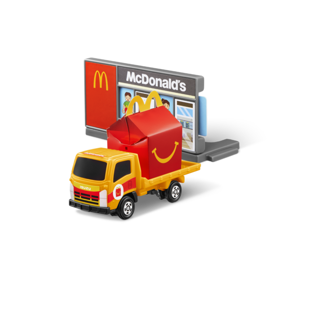 【第1弾】マクドナルド レストラン＆いすゞエルフ車両運搬車