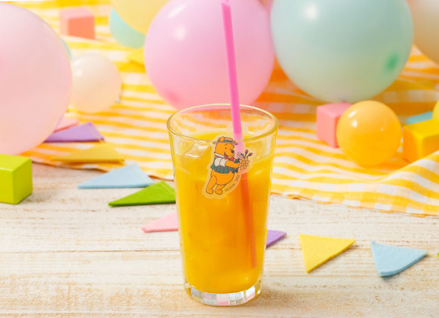 オレンジジュース 1,190円|「くまのプーさん」FUNNY & HUNNY OH MY CAFE