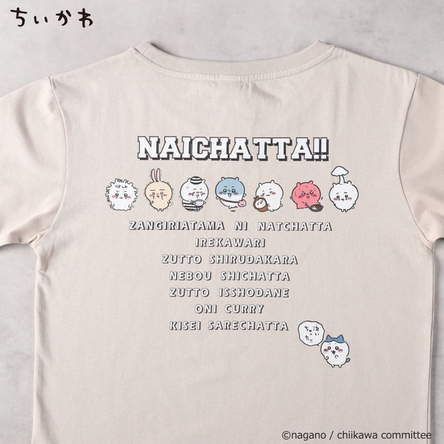 【ちいかわ】 泣いちゃった プリントTシャツ　「泣いちゃった!!」