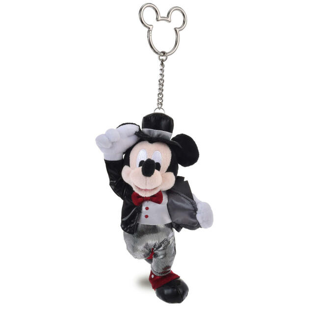 ミッキー ぬいぐるみキーホルダー・キーチェーン ブラック HAPPY BIRTHDAY MICKEY 2,800円