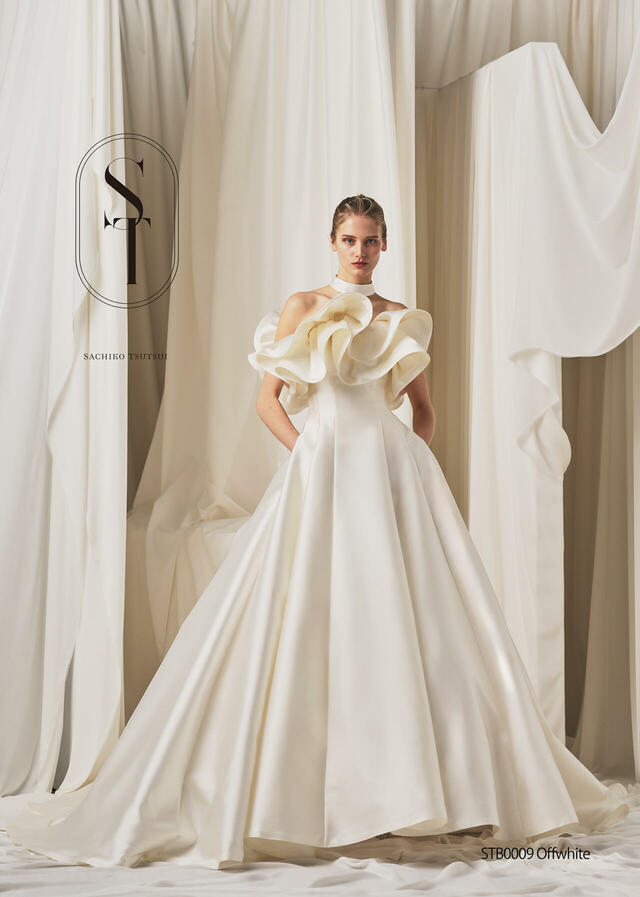 クラウディア|「ST(サチコツツイ)」新作ウェディングドレス|STB0009_Offwhite