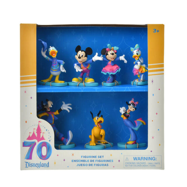 ミッキー&フレンズ フィギュアセット DISNEYLAND RESORT 70TH CELEBRATION 4,000円→3,199円