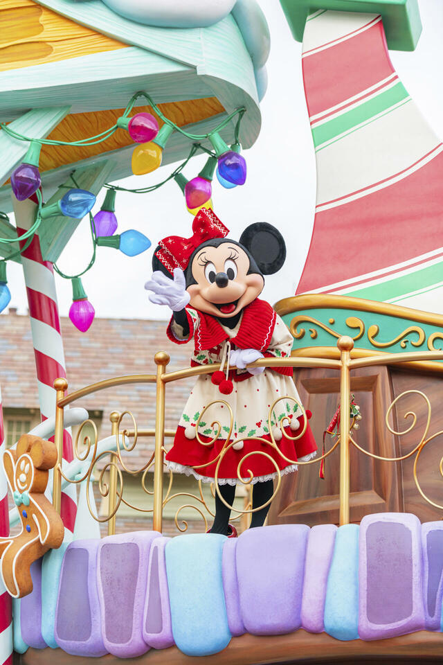 2024年11月14日 「ディズニー・クリスマス」プレスプレビュー/東京ディズニーランド/ディズニー・クリスマス・ストーリーズ“フォンド・フェアウェル”の模様