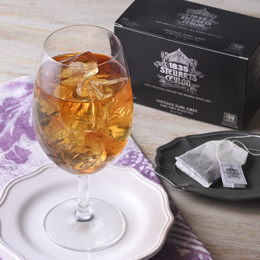 〈ジョージスチュアートティ〉アールグレイアイスティー 440円（1杯）、アールグレイ 1,080円