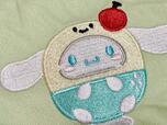 にっこりーノらしい、にっこりスマイルもかわいすぎる〜!美しい刺しゅうでクオリティも◎