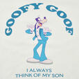 グーフィー 半袖Tシャツ リンガー ホワイト GOOFY BIRTHDAY 4,500円