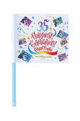 フラッグ 500円｜（旗部分）縦約14×横約16cm、（棒）長さ約26cm｜東京ディズニーランド「グランドエンポーリアム」、東京ディズニーシー「エンポーリオ」｜東京ディズニーリゾート35周年グランドフィナーレ
