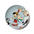 ピノキオ ラウンドミニプレート ブルー 500円