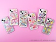 【SKINNYDIP LONDON×サンリオキャラクターズ】iPhone用ケース：3,960円（全8デザイン）／ホログラムやグリッターを重ねてキラキラ、ギラギラとしたSKINNYDIPらしいデザインのiPhone用ケース