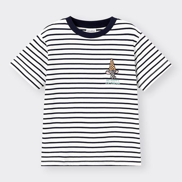 KIDS(男女兼用)グラフィックT(半袖) ¥990|GU「トムとジェリー」コレクション