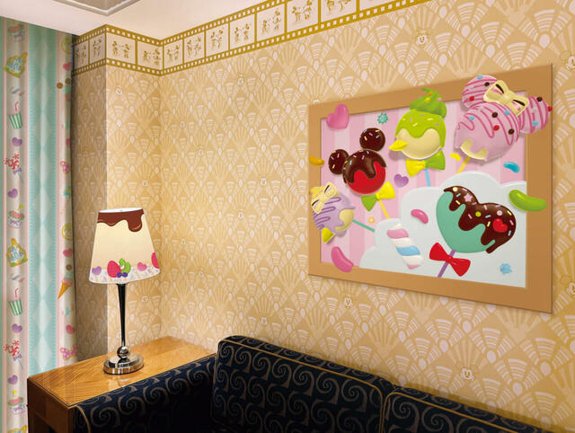 ディズニーアンバサダーホテル「ヴァネロペのスウィーツ・ポップ・ワールド」スペシャルルーム