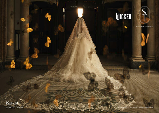 【クラウディア】『ウィキッド』新作ウェディングドレス「WICKED|SACHIKO TSUTSUI」 STW0007_Offwhite
