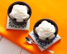 和洋折衷『北海道十勝産小豆使用クリーム白玉ぜんざい』